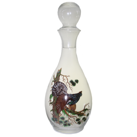 Carafe élégance 1 l décor coq de bruyère