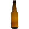 Canette bière 33 cl - couronne 26 mm - teinte ambrée