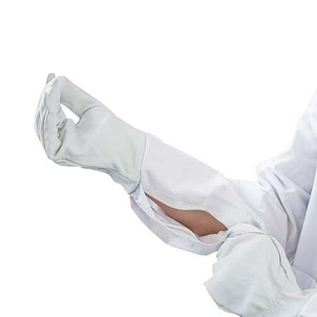Vareuse chapeau voile zippé avec gants T.M
