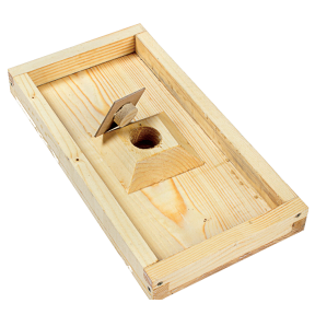 Nourrisseur couvre-cadres cheminée pour ruche Dadant 6 cadres