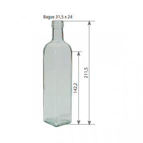 Bouteille en verre 50cl BVP 31.5 - Marasca 