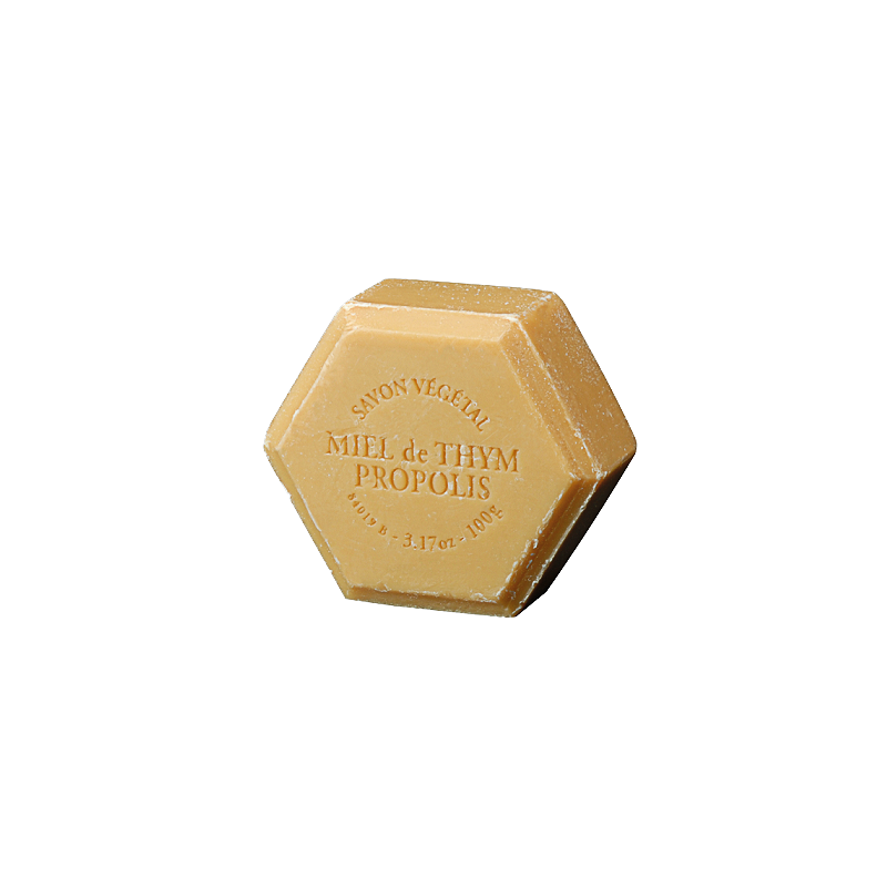 Savon au miel de thym parfum propolis et verveine