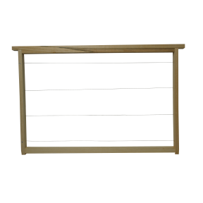 Cadre droit de corps Dadant avec fils horizontaux