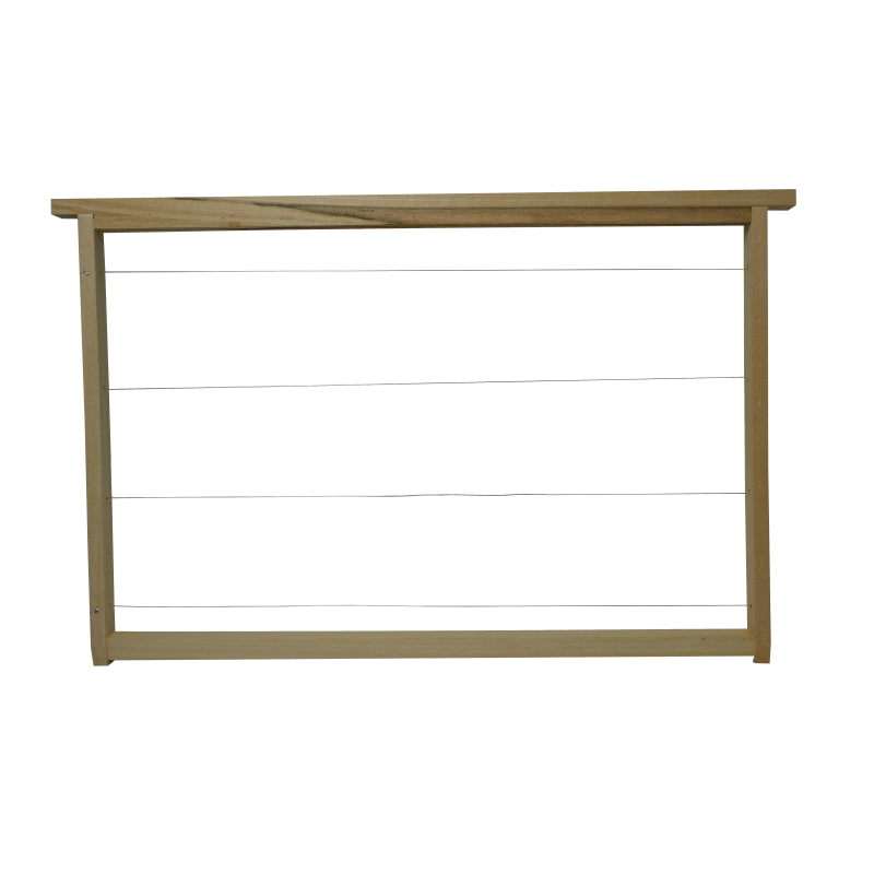 Cadre droit de corps Dadant avec fils horizontaux