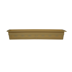 Tiroir à Pollen Aéré Pour Ruche – Dimensions 39x14x10 Cm, Avec Peigne Amovible, Plastique Jaune