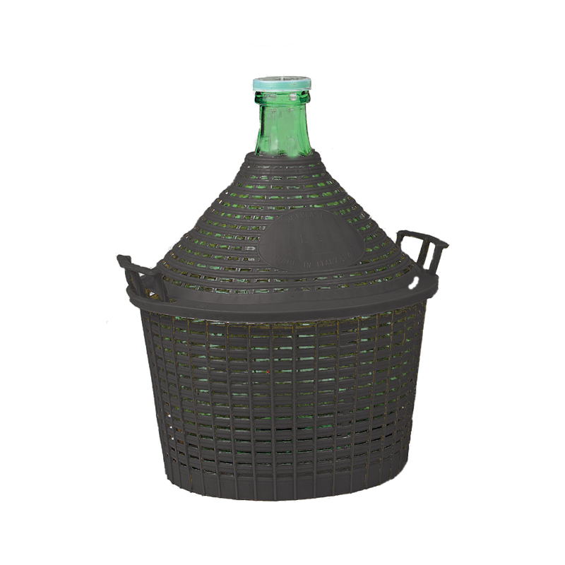 Bonbonne verre entourage plastique 25 litres