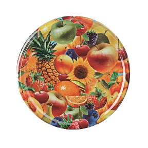 Capsule métallique mellifruits TO 63 pasteurisable le carton de 1430
