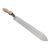 Couteau à désoperculer miel en inox lame droite  "Made In France"