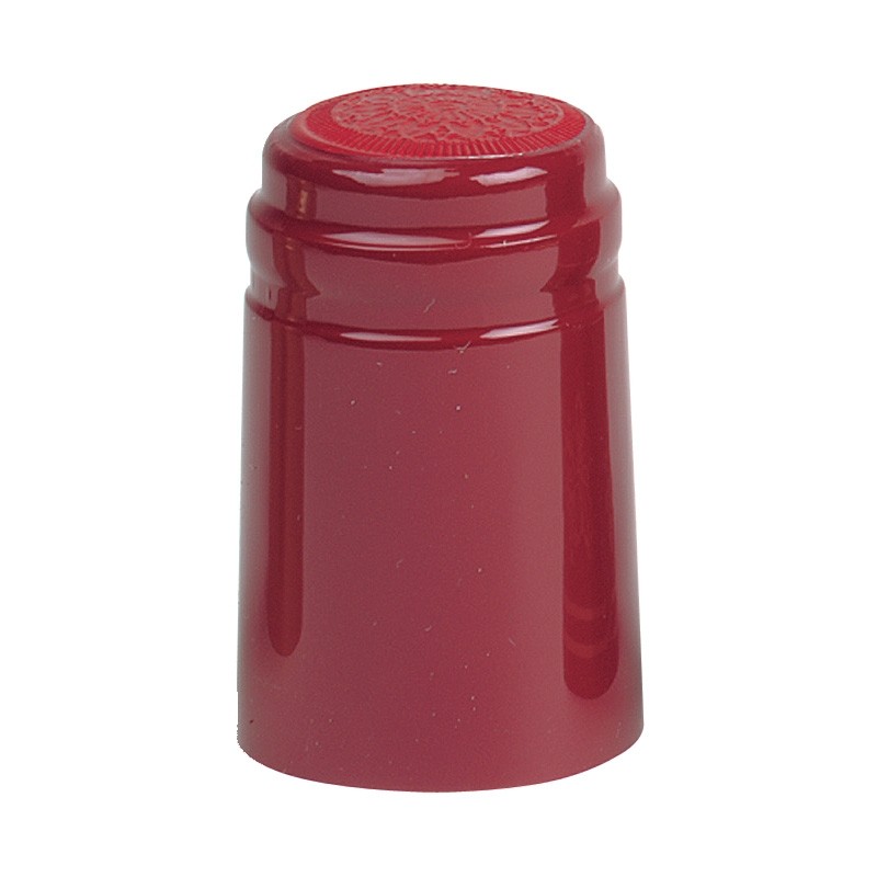 50 Capsules P.V.C. rétractables ROUGE