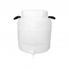 Fût Blanc 30 L avec poignées + Robinet