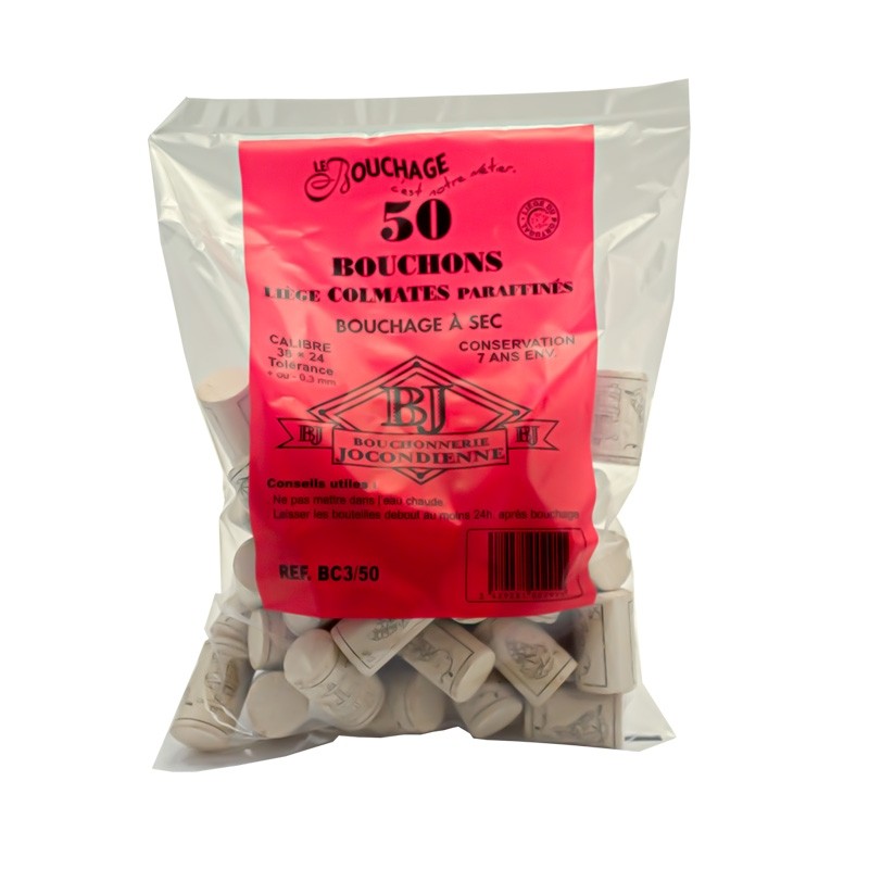 50 Bouchons colmatés 38 x 24 - 7 ans environ