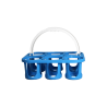 Panier 6 bouteilles plastique couleurs