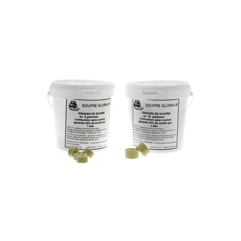 1 kg mèches DISQUE 1,25 g