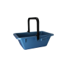 Panier de récolte rectangulaire 16L bleu à poignée - alimentaire