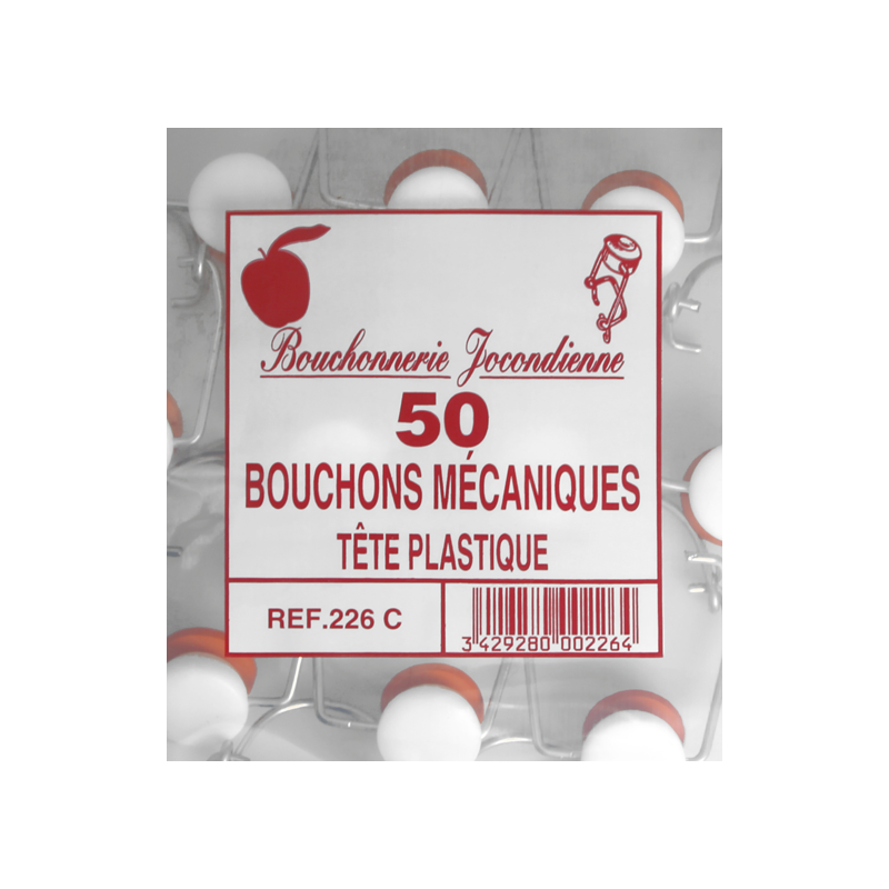 50 rondelles caoutchouc pour bouchons mécaniques - vrac - MonCellier