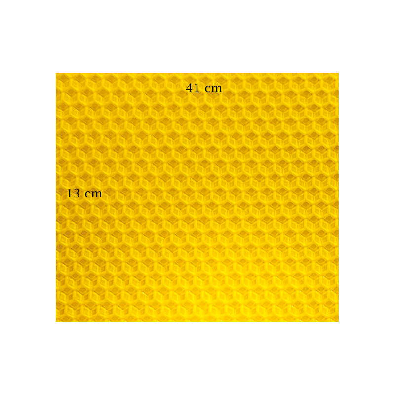 Dadant hausse standard 13x41 le carton de 20 cires gaufrées