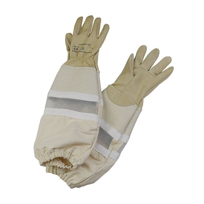 Gants En Cuir De Qualité Supérieure, Résistant Aux Perforations, Couleur Naturelle