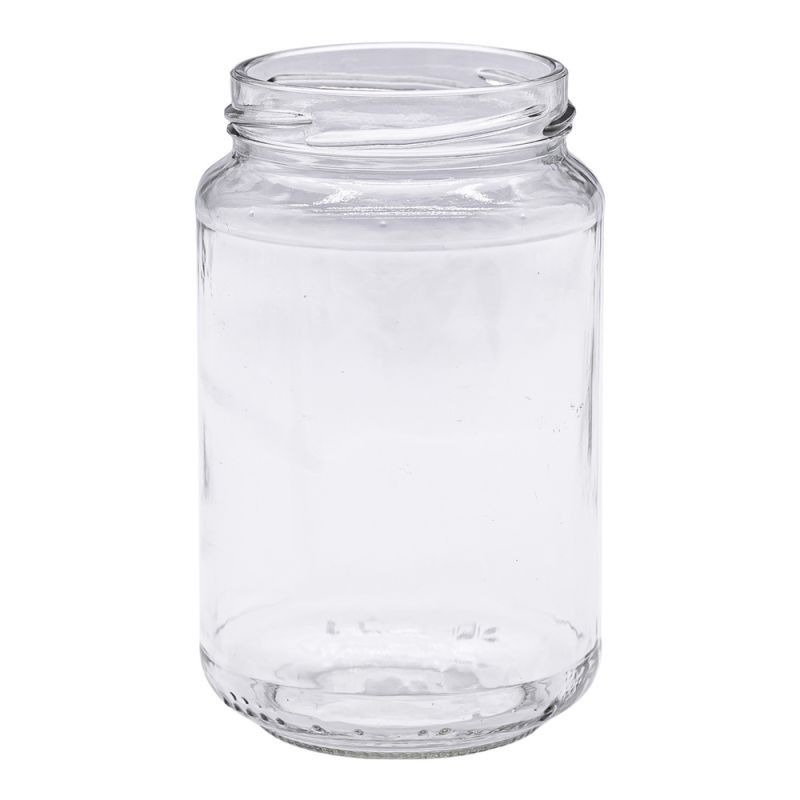 Pot en verre cylindrique 500 g 370 ml