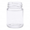 Pot en verre cylindrique 125 g 106 ml TO48 / 20
