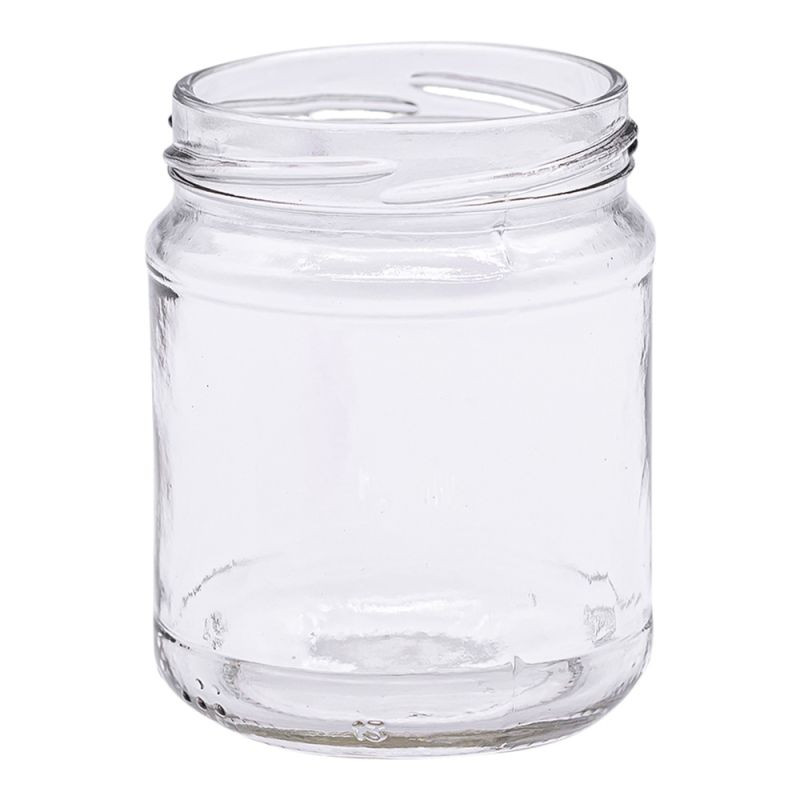Pot en verre cylindrique 250 g 212 ml TO63 / 20