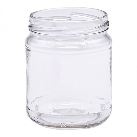 Pot en verre cylindrique 250 g 212 ml TO63 / 20