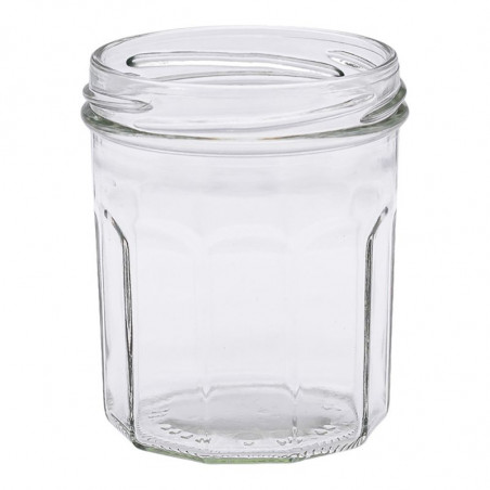 Pot en verre cylindrique 250 g 200 ml TO 70