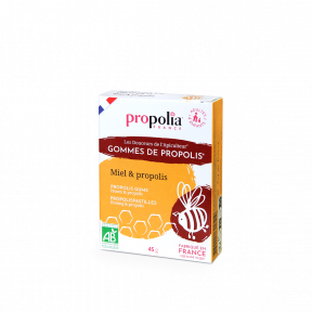 Gommes de propolis au miel bio 45 g