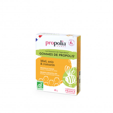 Gomme de propolis miel anis et romarin