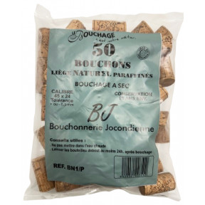 50 Bouchons naturels 45 x 24 - 10 ans environ