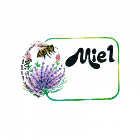 Etiquettes adhésives "miel"...