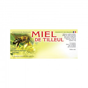 Etiquettes adhésives "miel...