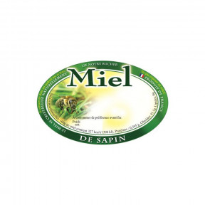 Etiquettes adhésives "miel...