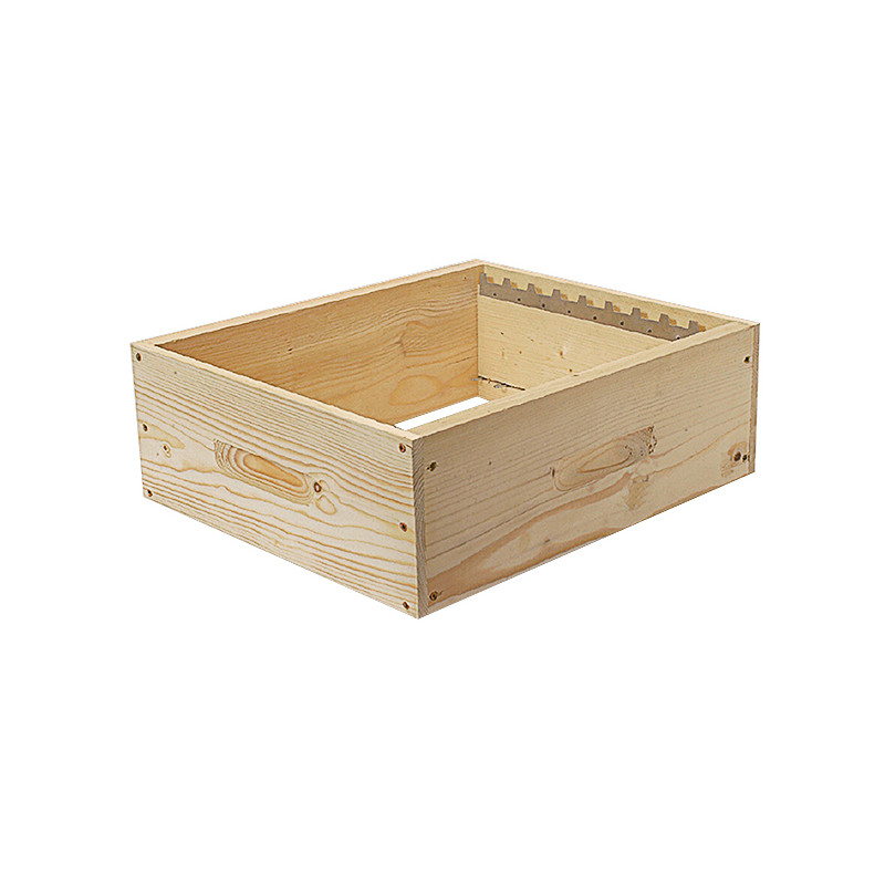 Hausse mi-bois 9 cadres pour ruche Dadant