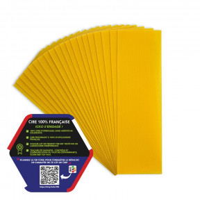 13 feuilles (1 kg) de cire...