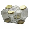 Pack de 6 pots en verre cylindriques TO82