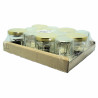 Pack de 24 confituriers 44 ml TO48 + couvercles dorés