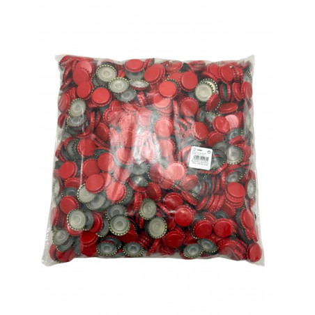 1000 capsules rouge diamètre 29 mm