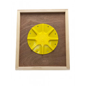 Couvre-cadres chasse-abeilles pour ruche Dadant 10 - 8 sorties avec trappe