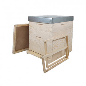 Ruche mi-bois Dadant 10...