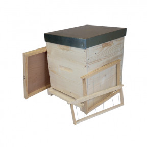 Ruche complète Dadant 10 cadres mi-bois en sapin