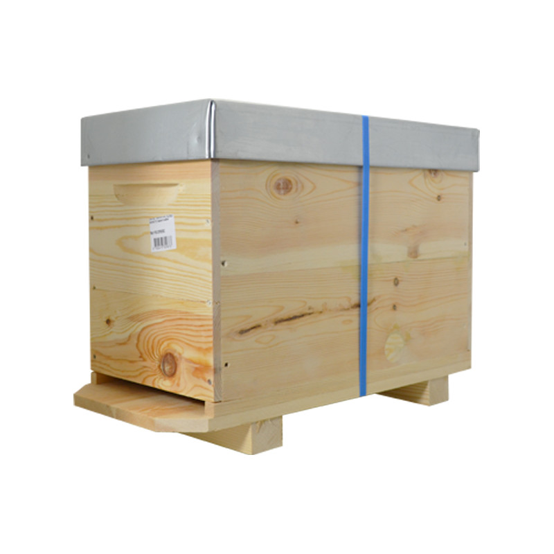 Ruchette Dadant en bois 6 cadres Ruchéco - (sans les cadres) de profil