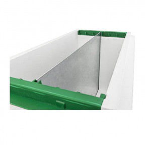 Partition en tôle galvanisée pour ruchette polystyrène CF036