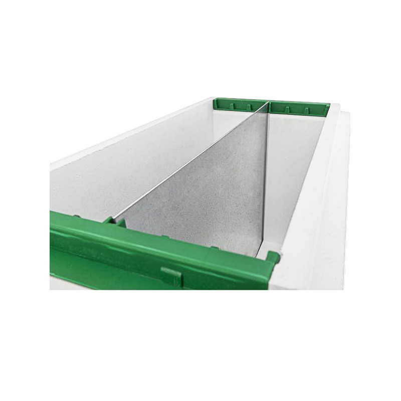 Partition en tôle galvanisée pour ruchette polystyrène CF036
