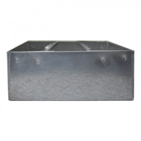 Toit tôle pour ruchette Dadant 6 cadres - 510 x 625 x 65 mm face