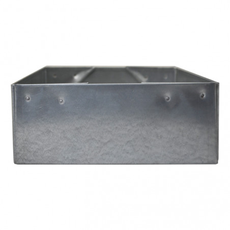 Toit tôle pour ruchette Dadant 6 cadres - 510 x 625 x 65 mm face