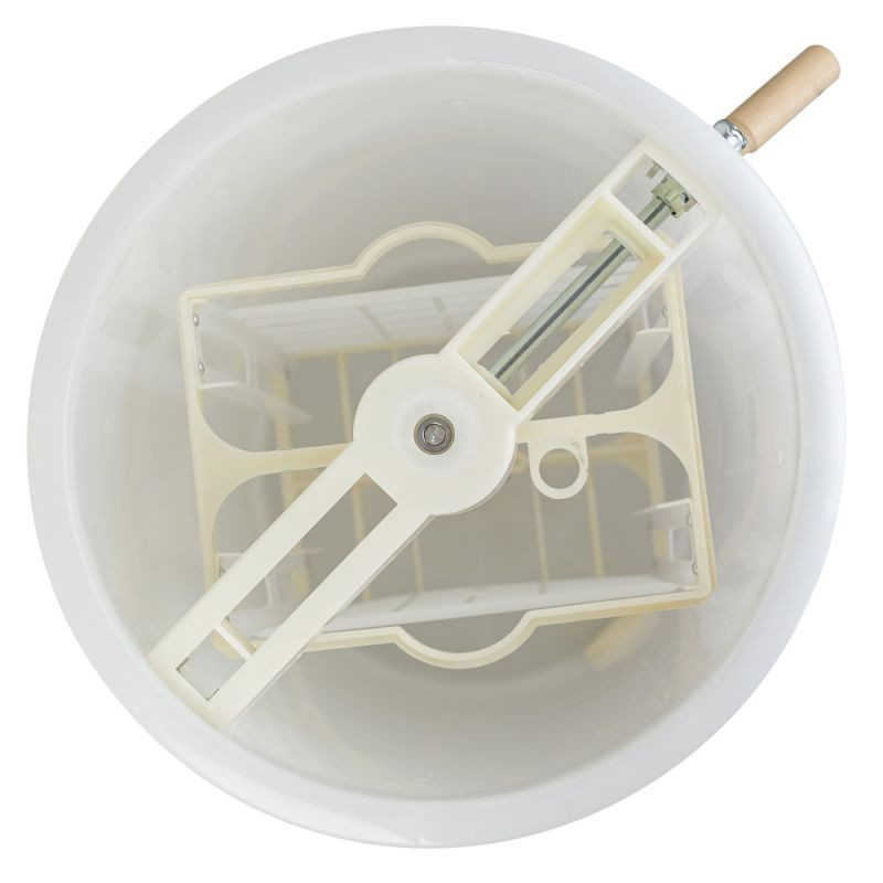 Extracteur miel tangentiel manuel - 2 cadres de hausse Dadant ou 2 cadres Langstroth - Bee Mini