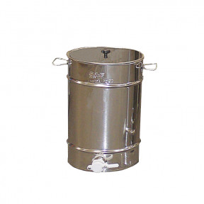 Maturateur miel en inox 50 kg avec fond plat