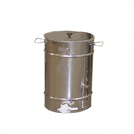 Maturateur miel inox 100 kg avec fond plat