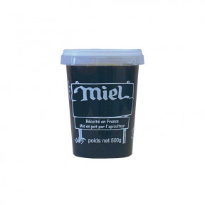 10 pots en plastique pour miel 250 g PAL NICOT - modèle miel blanc