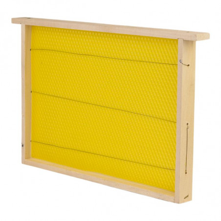 Paquet de 10 cadres garnis de cire PREMIUM - Warré